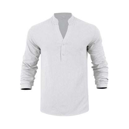 📢📢50 % de réduction !! ⏰T-shirt Henley décontracté pour homme, style automnal