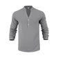 📢📢50 % de réduction !! ⏰T-shirt Henley décontracté pour homme, style automnal