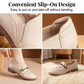 Mocassins femme en cuir respirant avec découpes