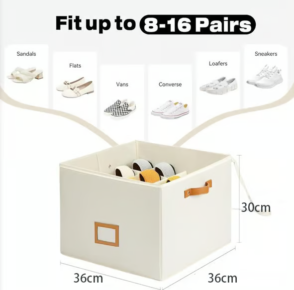 ⏳Durée limitée -50 %💥Organiseur à chaussures en tissu, boîte de rangement