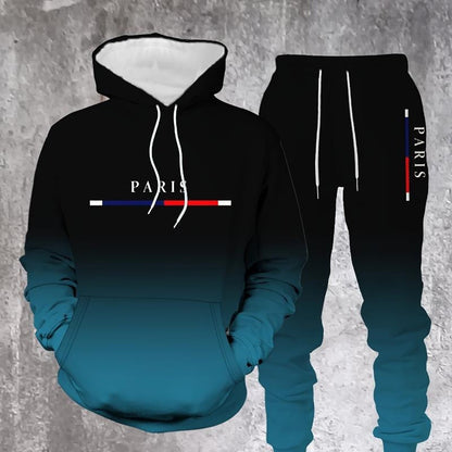 ⏳Spécial à durée limitée — 54 % de réduction + livraison gratuite⏰Ensemble de Survêtement Dégradé pour Homme👕👖