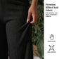 Ensemble 2 pièces femme : haut court et pantalon à jambes larges
