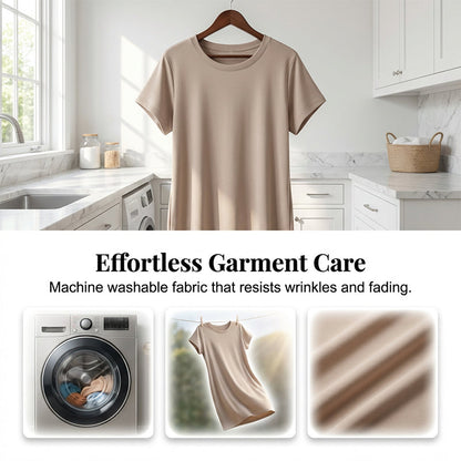 Robe t-shirt décontractée à manches courtes pour femme