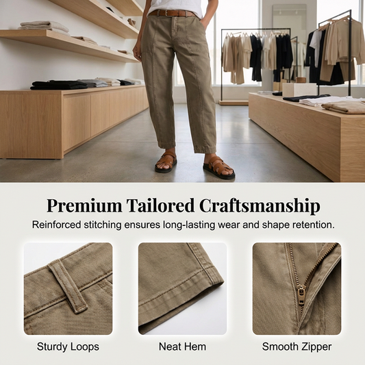 Pantalon utilitaire fuselé à taille haute pour femme