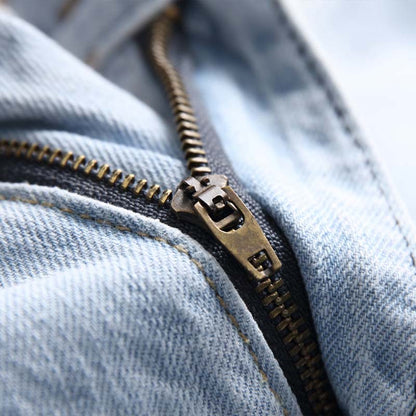 Jean slim droit déchiré pour homme