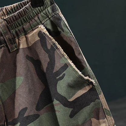 ⏰🔥50 % de réduction pour une durée limitée + livraison gratuite🔥⏰Short cargo camouflage à clous pour homme