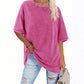 T-shirt oversize vintage délavé pour femme