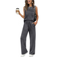 Ensemble femme : haut sans manches et pantalon à cordon de serrage