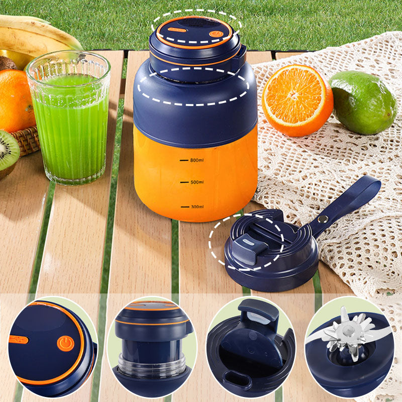 🥤 PROMO LIMITÉE 50% DE RÉDUCTION ! 💥 Tasse-Presse-Agrumes Sans Fil – 2 en 1, Portable, Grande Capacité ✨