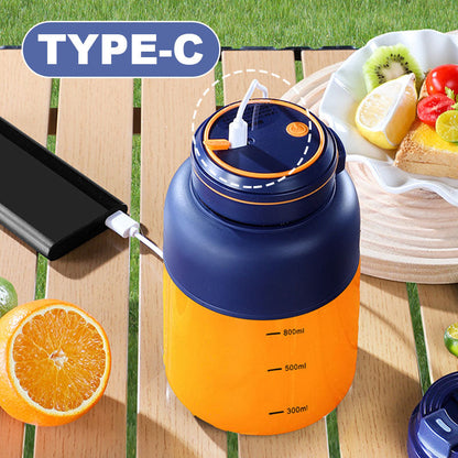 🥤 PROMO LIMITÉE 50% DE RÉDUCTION ! 💥 Tasse-Presse-Agrumes Sans Fil – 2 en 1, Portable, Grande Capacité ✨