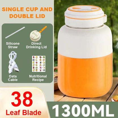 🥤 PROMO LIMITÉE 50% DE RÉDUCTION ! 💥 Tasse-Presse-Agrumes Sans Fil – 2 en 1, Portable, Grande Capacité ✨
