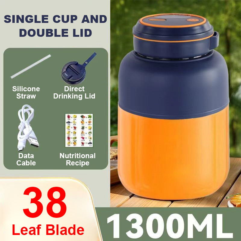 🥤 PROMO LIMITÉE 50% DE RÉDUCTION ! 💥 Tasse-Presse-Agrumes Sans Fil – 2 en 1, Portable, Grande Capacité ✨
