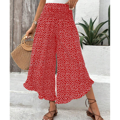 🔥 50 % de réduction aujourd'hui ! Pantalon ample à taille haute pour femme – Amincissant, confortable et chic