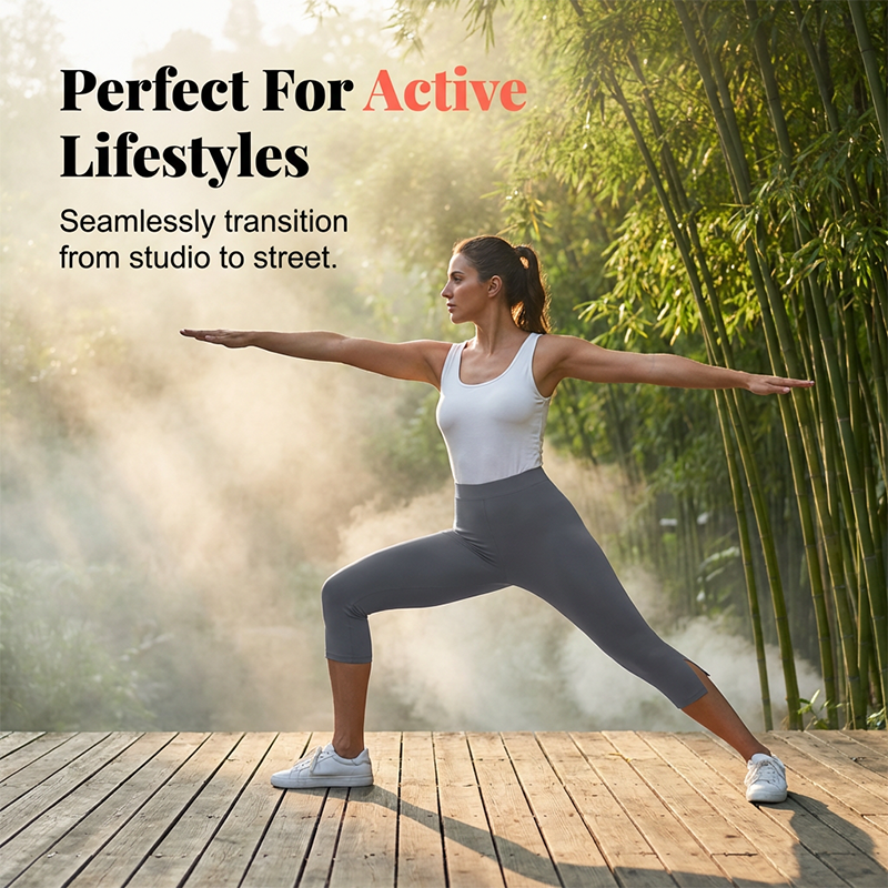 Corsaires de yoga pour femme, extensibles et gainants