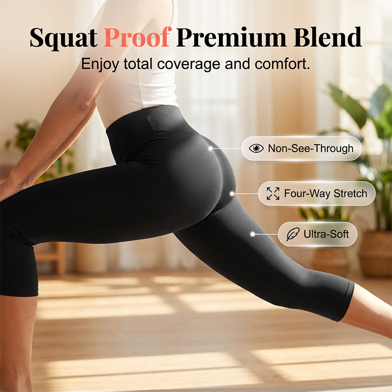 Corsaires de yoga pour femme, extensibles et gainants