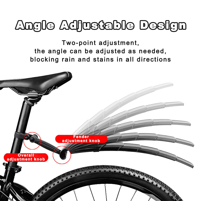 ✨54 % de réduction🔥Ensemble de garde-boue rétractables et réglables pour vélo