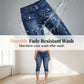 Pantalon Capri en denim stretch coupe slim pour femme