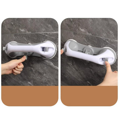 🔥50 % DE RÉDUCTION ! Barre d'appui à ventouse sans perçage🚿 Pas besoin de percer ! Un soutien de sécurité immédiat !