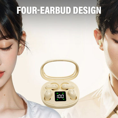 🔥DERNIER JOUR DE VENTE - 50 % DE RÉDUCTION🎁Casque Bluetooth sans fil double paire avec étui de chargement LED