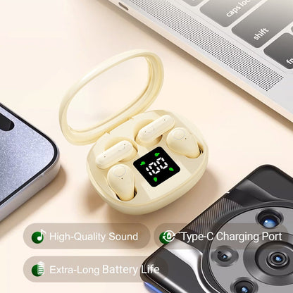 🔥DERNIER JOUR DE VENTE - 50 % DE RÉDUCTION🎁Casque Bluetooth sans fil double paire avec étui de chargement LED