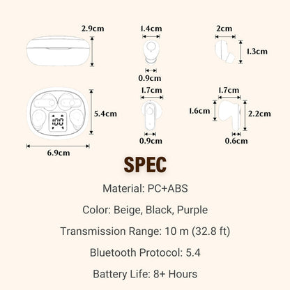 🔥DERNIER JOUR DE VENTE - 50 % DE RÉDUCTION🎁Casque Bluetooth sans fil double paire avec étui de chargement LED