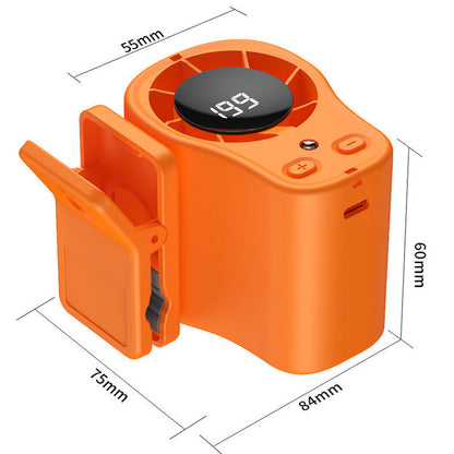 🌀🌬️ PROMO FLASH 56% ! Ventilateur Personnel USB Mains Libres – Fixation Grille Aération Voiture ou Bureau, Écran LED, Silencieux (<36dB), Batterie 2000/4000mAh, 3 Couleurs 🚗