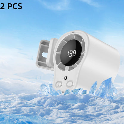 🌀🌬️ PROMO FLASH 56% ! Ventilateur Personnel USB Mains Libres – Fixation Grille Aération Voiture ou Bureau, Écran LED, Silencieux (<36dB), Batterie 2000/4000mAh, 3 Couleurs 🚗