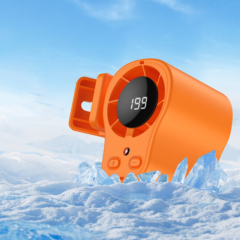 🌀🌬️ PROMO FLASH 56% ! Ventilateur Personnel USB Mains Libres – Fixation Grille Aération Voiture ou Bureau, Écran LED, Silencieux (<36dB), Batterie 2000/4000mAh, 3 Couleurs 🚗