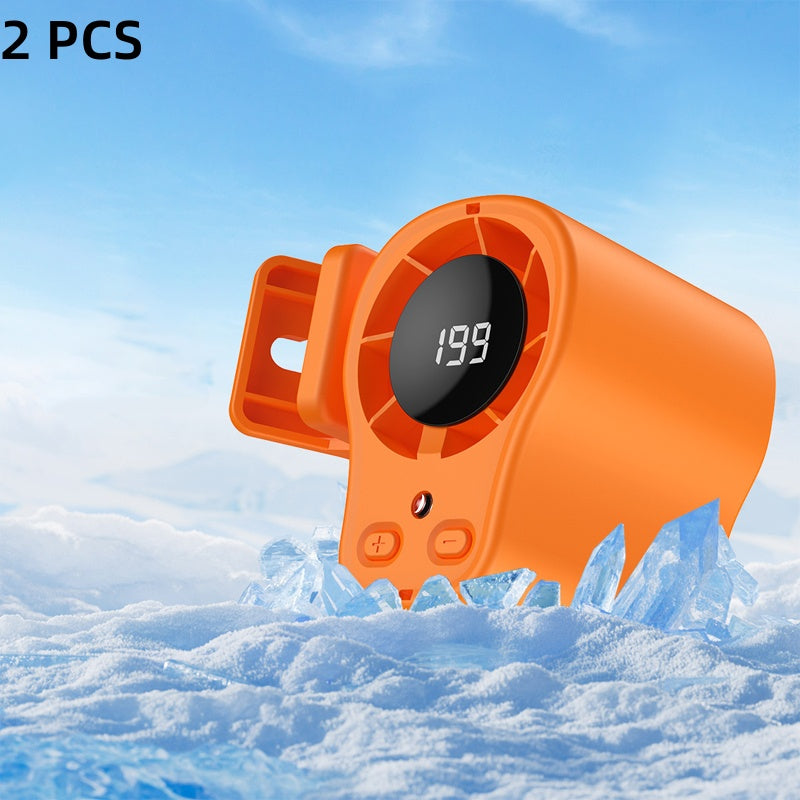 🌀🌬️ PROMO FLASH 56% ! Ventilateur Personnel USB Mains Libres – Fixation Grille Aération Voiture ou Bureau, Écran LED, Silencieux (<36dB), Batterie 2000/4000mAh, 3 Couleurs 🚗