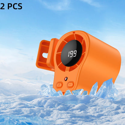 🌀🌬️ PROMO FLASH 56% ! Ventilateur Personnel USB Mains Libres – Fixation Grille Aération Voiture ou Bureau, Écran LED, Silencieux (<36dB), Batterie 2000/4000mAh, 3 Couleurs 🚗