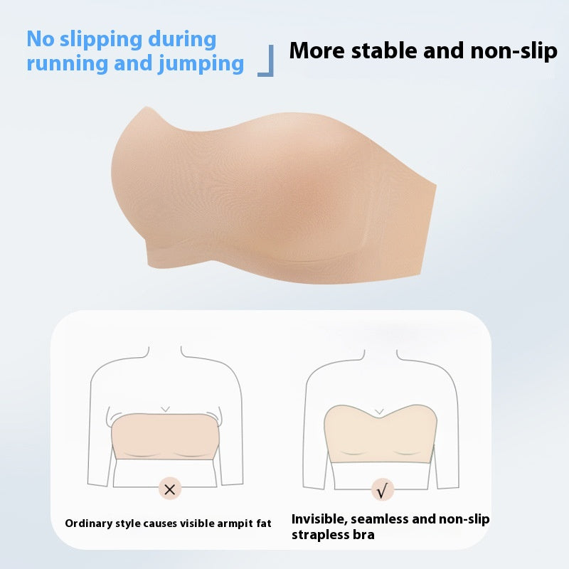 Soutien-gorge invisible sans coutures et antidérapant