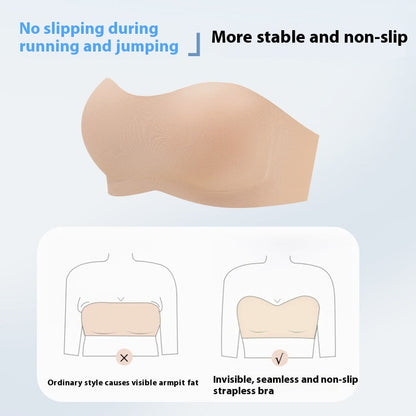Soutien-gorge invisible sans coutures et antidérapant