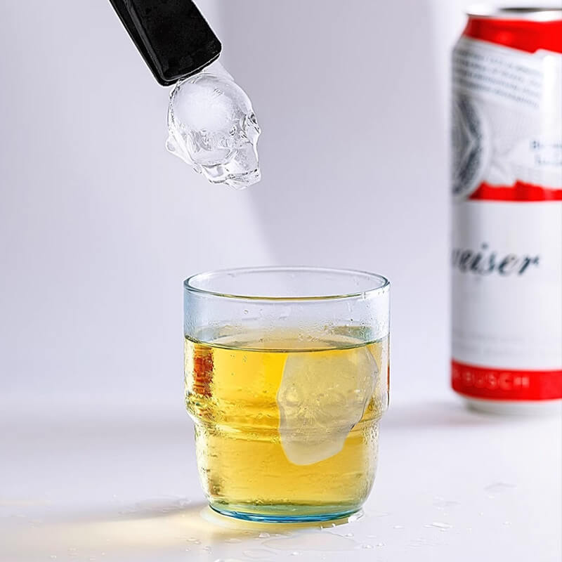 ⏳Spécial à durée limitée⏰Moule à glaçons en silicone « crâne » à faire soi-même🧊