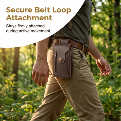 Sac banane vertical pour homme — Pochette pour téléphone