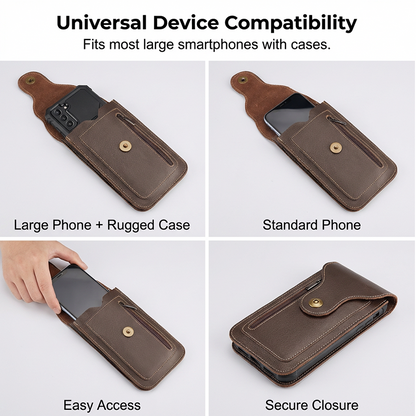 Sac banane vertical pour homme — Pochette pour téléphone