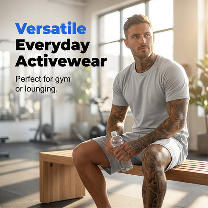 Ensemble 2 pièces pour homme : t-shirt et short de sport