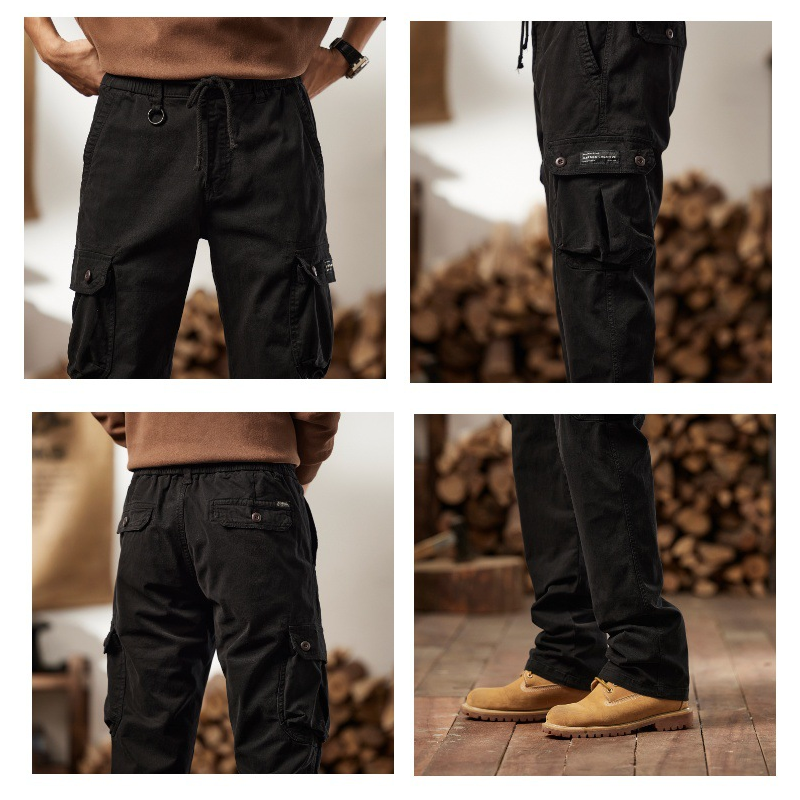 👖 50% DE RÉDUCTION! 🔥 Pantalon Cargo Tactique en Coton pour Homme – Multi-Poches, Tissu Durable & Parfait Pour Le Plein Air & Le Quotidien 🏕️ Livraison Gratuite