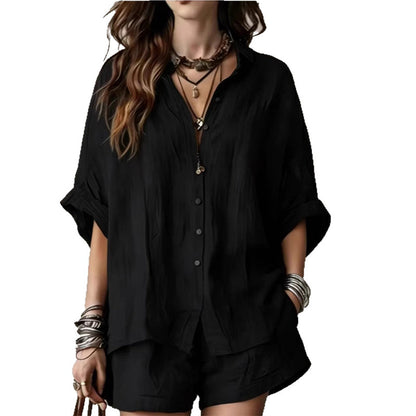 Ensemble décontracté deux pièces pour femme 🌞 Un style estival sans chichis – Restez au frais tout en restant chic 😎