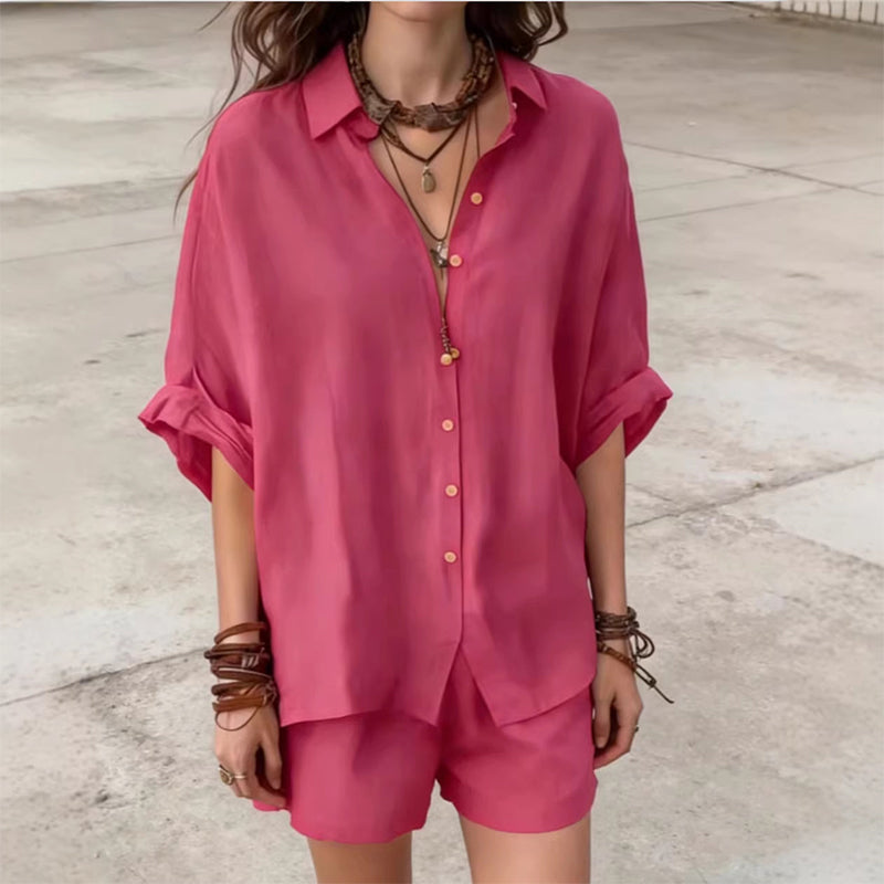 Ensemble décontracté deux pièces pour femme 🌞 Un style estival sans chichis – Restez au frais tout en restant chic 😎