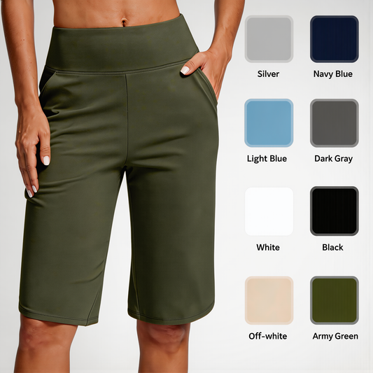 ⏰Dernier jour de vente : 49 % de réduction 🔥 Shorts de yoga taille haute pour femmes avec poches