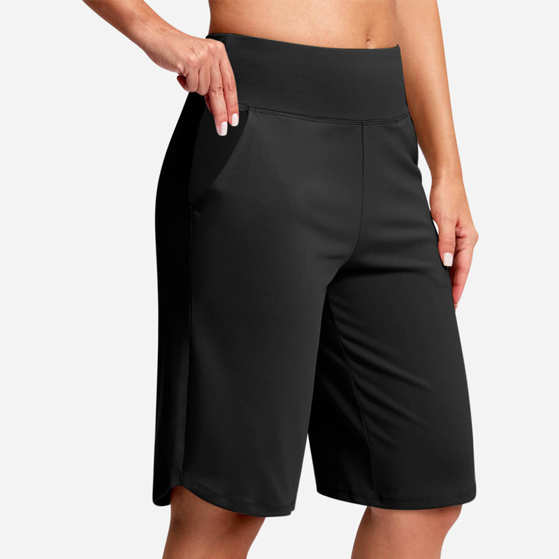 ⏰Dernier jour de vente : 49 % de réduction 🔥 Shorts de yoga taille haute pour femmes avec poches