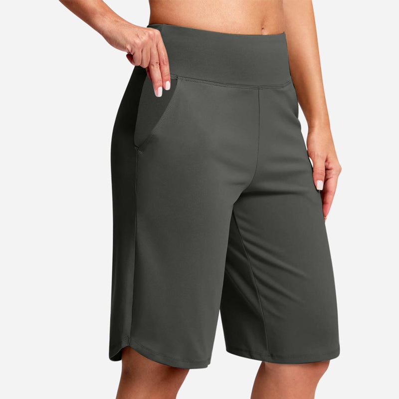 ⏰Dernier jour de vente : 49 % de réduction 🔥 Shorts de yoga taille haute pour femmes avec poches