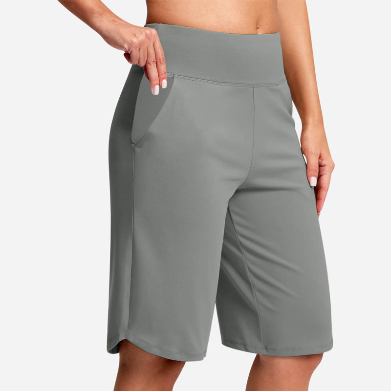 ⏰Dernier jour de vente : 49 % de réduction 🔥 Shorts de yoga taille haute pour femmes avec poches