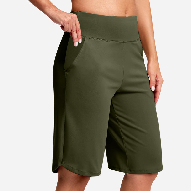⏰Dernier jour de vente : 49 % de réduction 🔥 Shorts de yoga taille haute pour femmes avec poches