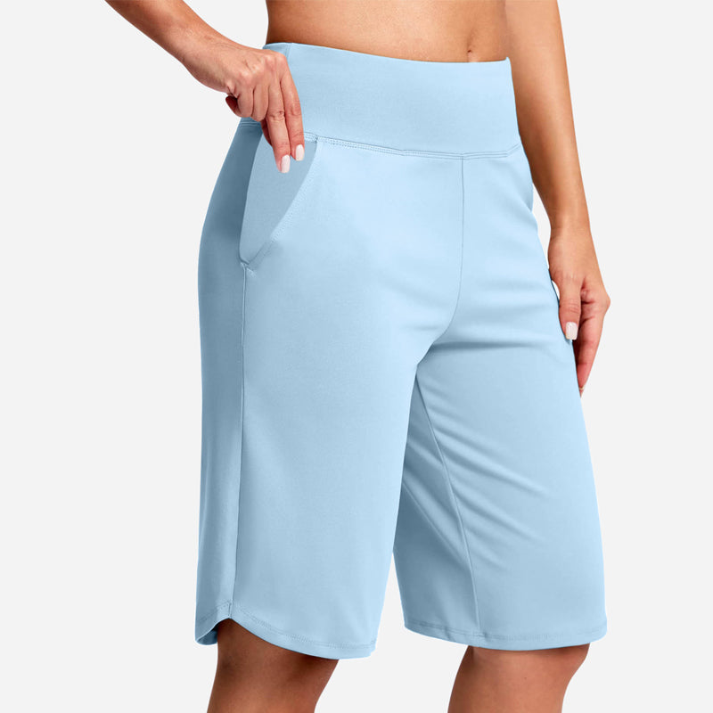⏰Dernier jour de vente : 49 % de réduction 🔥 Shorts de yoga taille haute pour femmes avec poches
