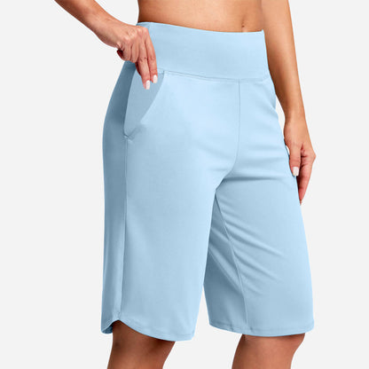 ⏰Dernier jour de vente : 49 % de réduction 🔥 Shorts de yoga taille haute pour femmes avec poches