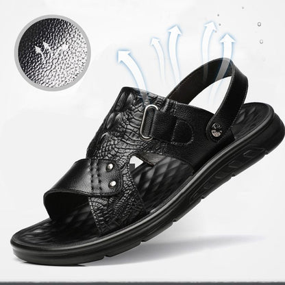 Sandales ajourées respirantes pour hommes - Design 2-en-1