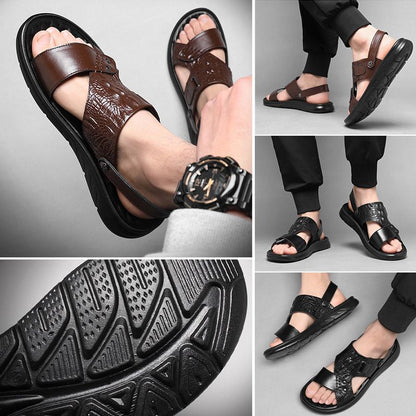 Sandales ajourées respirantes pour hommes - Design 2-en-1