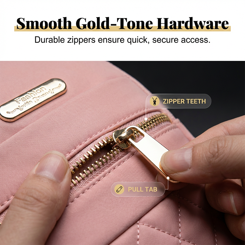 Sac à bandoulière élégant à multiples poches pour femme