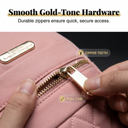 Sac à bandoulière élégant à multiples poches pour femme
